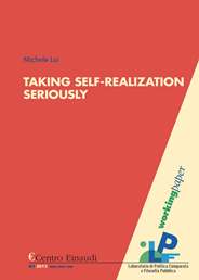 Copertina di Taking Self-Realization Seriously. A Critique of the Rawlsian Argument for Equality of Opportunity