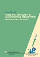 Copertina di The Richness and Quality of Normative Public Argumentation