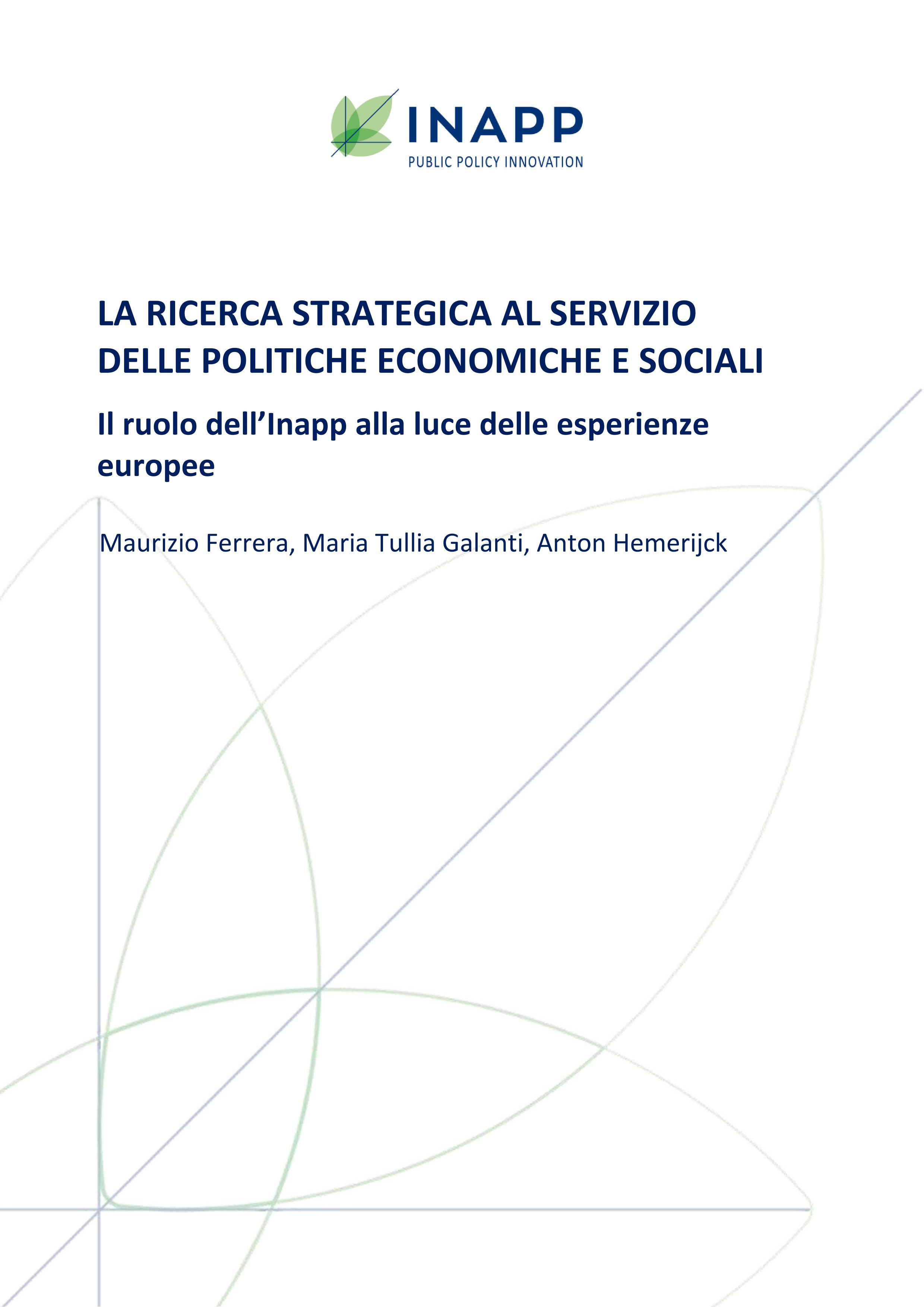 Copertina di La Ricerca Strategica al servizio delle politiche economiche e sociali