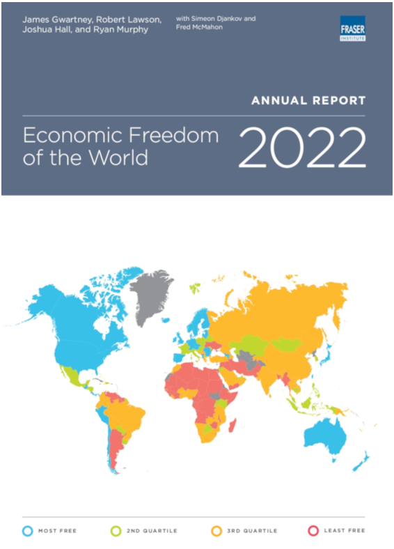 Copertina di Economic Freedom of the World 2022