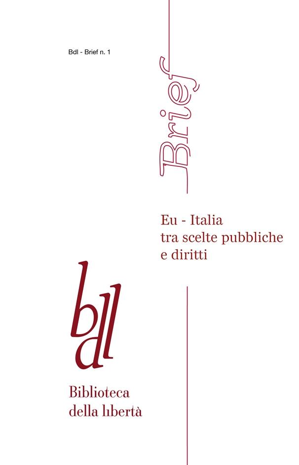 Copertina di Bdl - Brief n. 1 - EU - Italia tra scelte pubbliche e private
