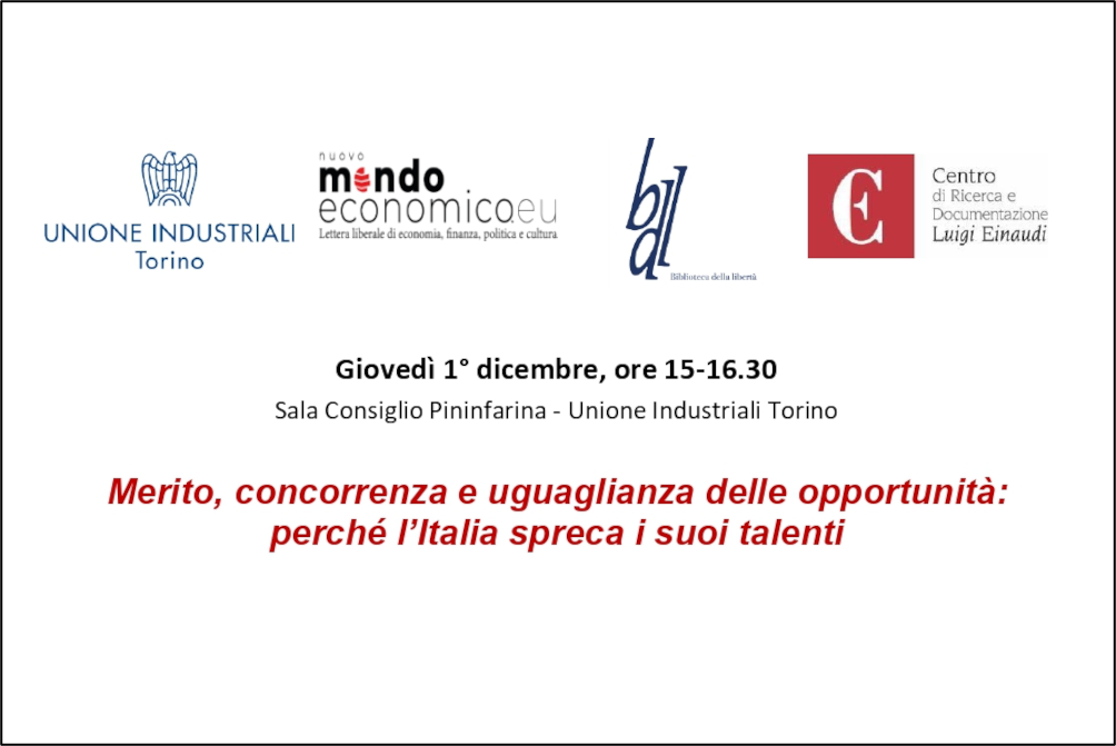 Merito, concorrenza e uguaglianza delle opportunità: perché l’Italia spreca i suoi talenti / Video