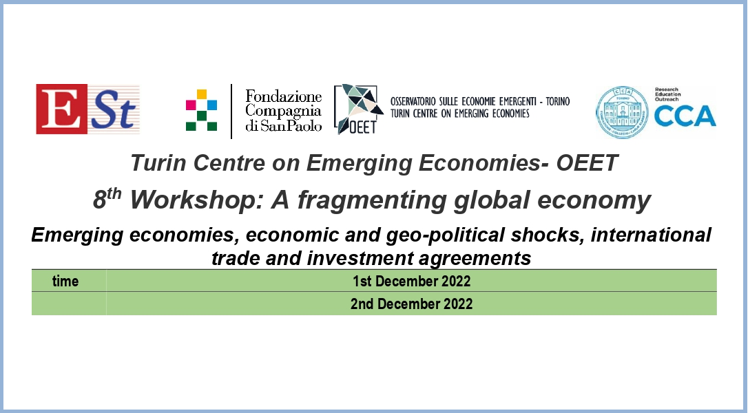 8th Workshop: A fragmenting global economy