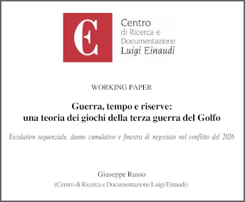 Guerra, tempo e riserve: una teoria dei giochi della terza guerra del Golfo 