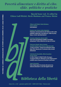 Povertà alimentare e diritto al cibo: sfide, politiche e pratiche / vol. II