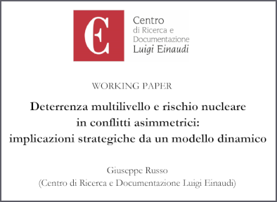 Deterrenza multilivello e rischio nucleare in conflitti asimmetrici: implicazioni strategiche da un modello dinamico
